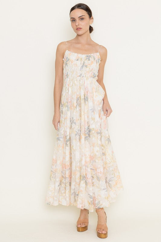 Light Florals Maxi Dress