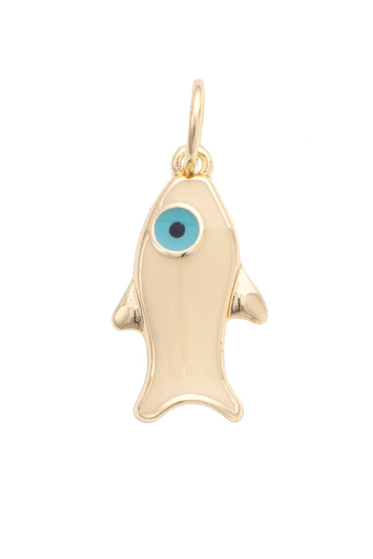 Fish Evil Eye Charm