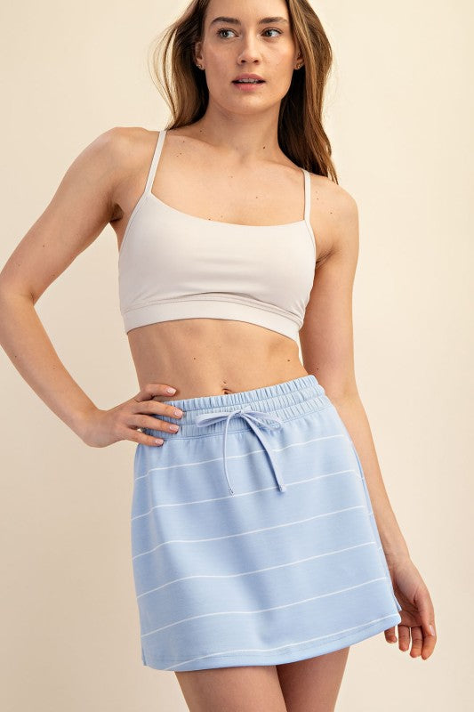 Frost Stripes Skort Set