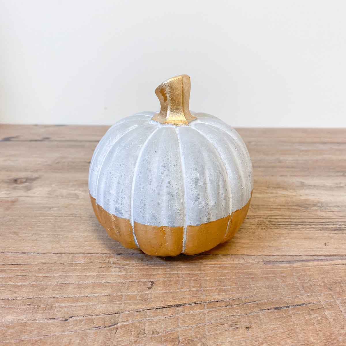 Stockholm Pumpkin Gray/Gold 4”