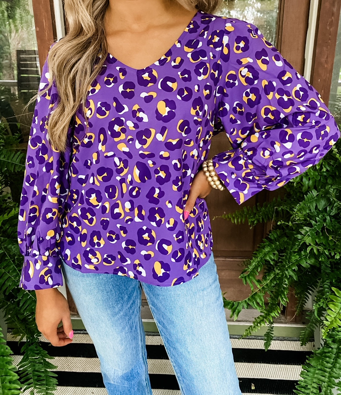Michelle McDowell Aspen Top in Walk This Way Purple