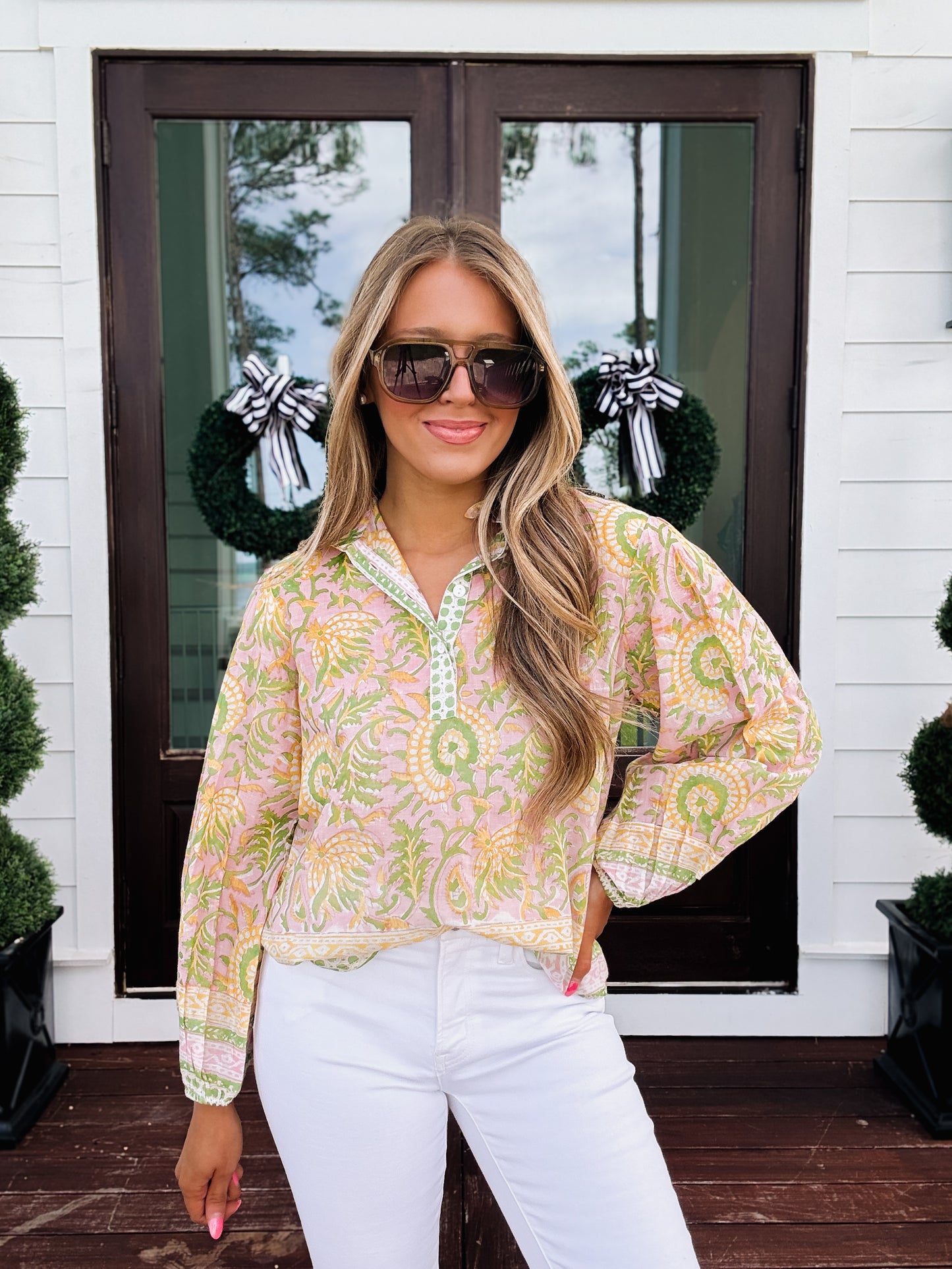 Bella Top In Sunset Yellow