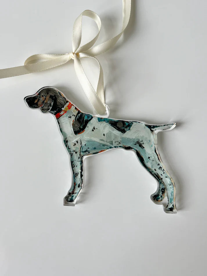 Chelsea McShane GSP Standing Ornament