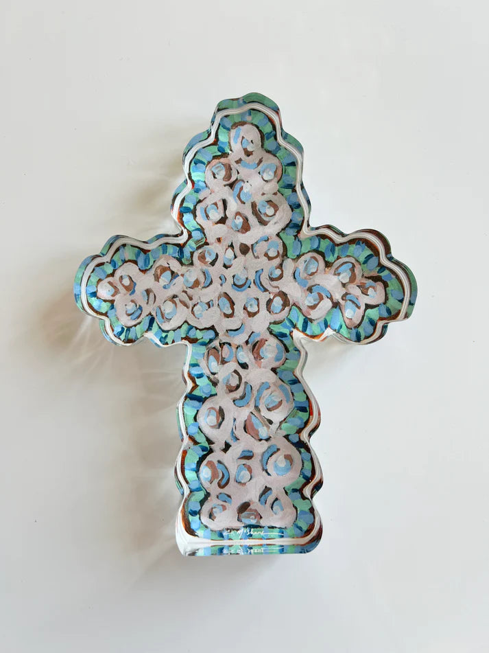 Chelsea McShane Art Faithful Cross II Acrylic