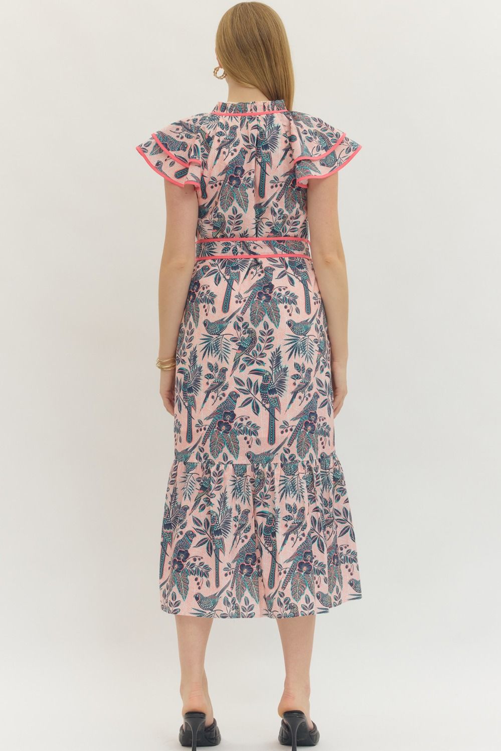 Island Time Belted Midi Dress