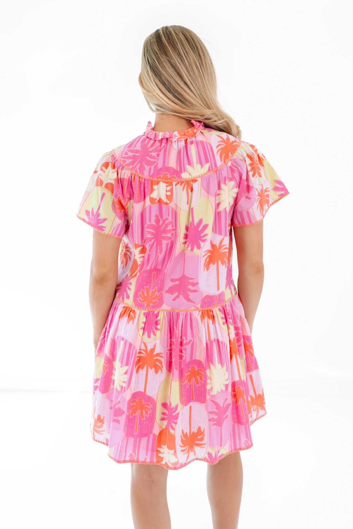 J. Marie Cara V Neck Dress