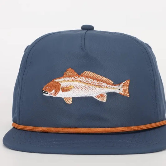 Kids Red Fish Rope Hat