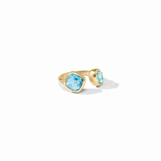 Julie Vos Kaleidoscope Ring Bahamian Blue
