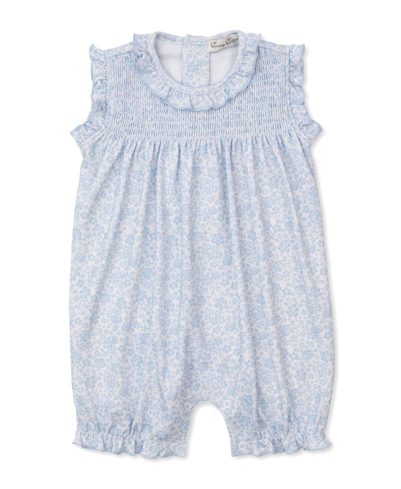 Kissy Kissy Country Gardens Sleeveless Playsuit In Light Blue
