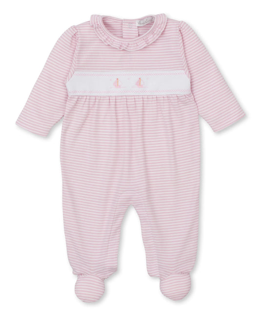Kissy Kissy Regatta Footie Pink