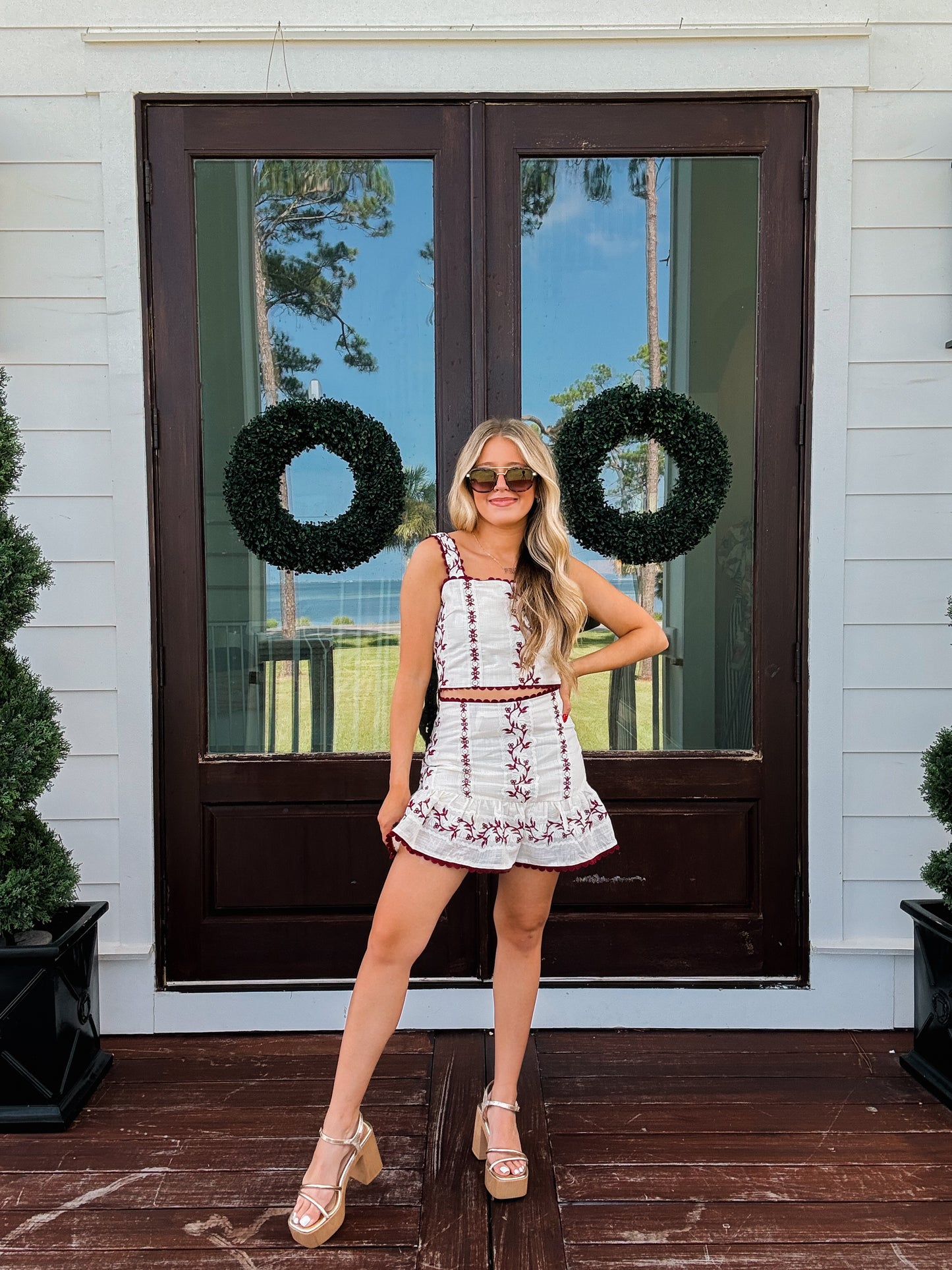 Meet Me At Doak Skirt Set