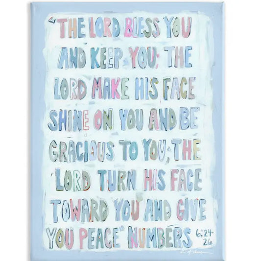 Chelsea McShane Numbers Verse Canvas 18x24