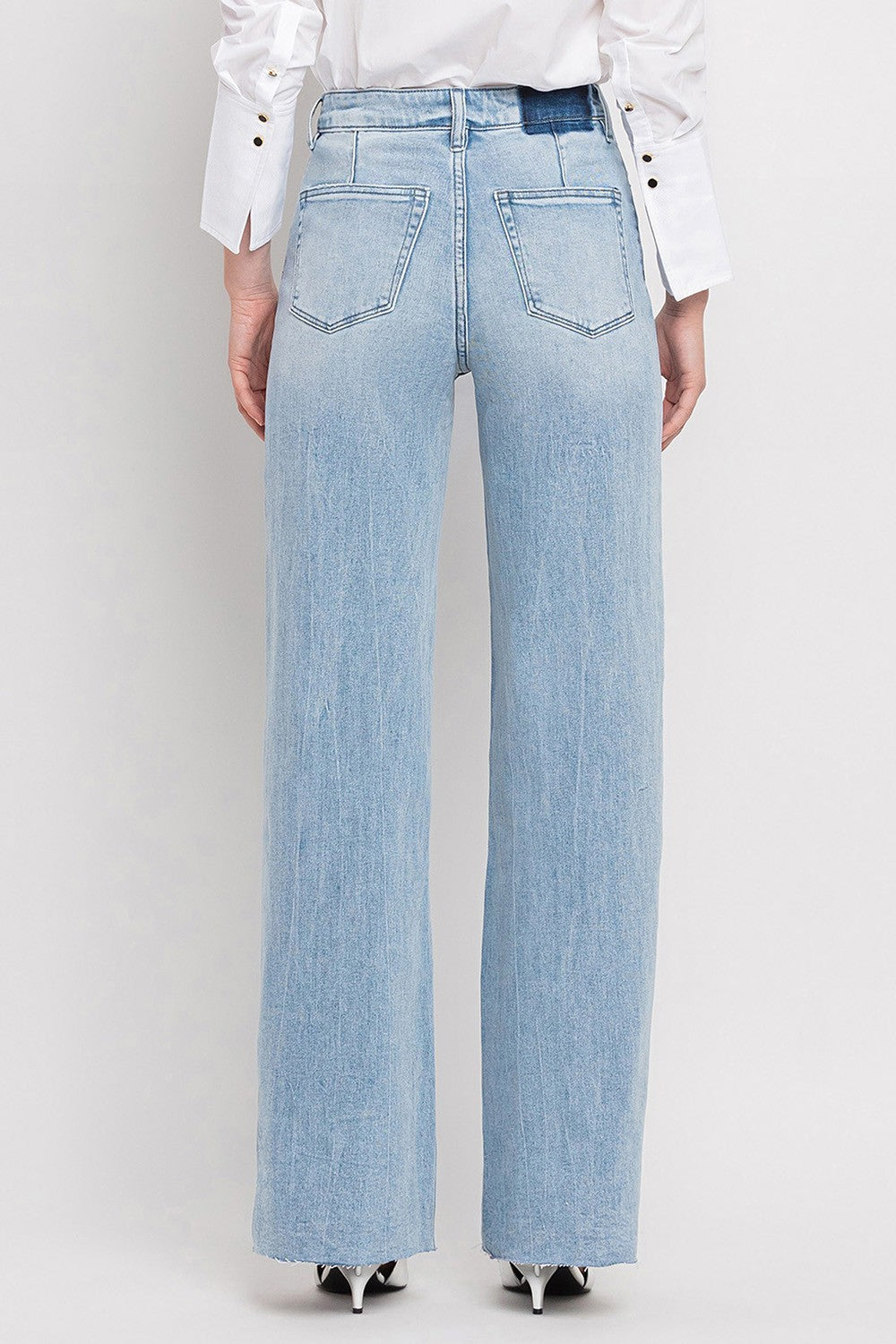 Olivia High Rise Wide Leg in Light Denim