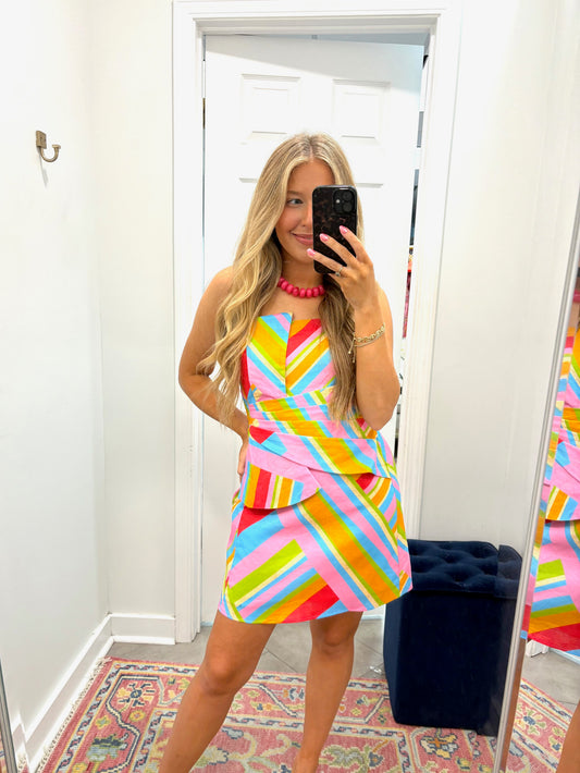 Over The Rainbow Mini Dress