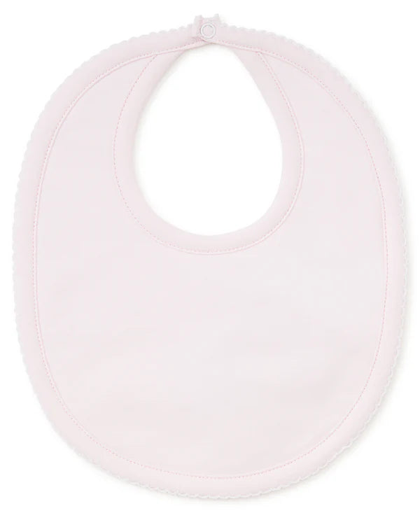 Pink and White Kissy Basics Bib