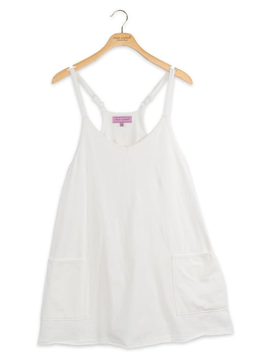 Simply Southern Tara Romper Dress In Ivory