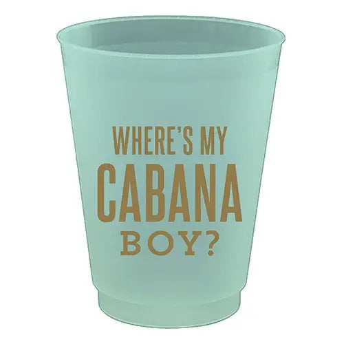 Where's My Cabana Boy Cups