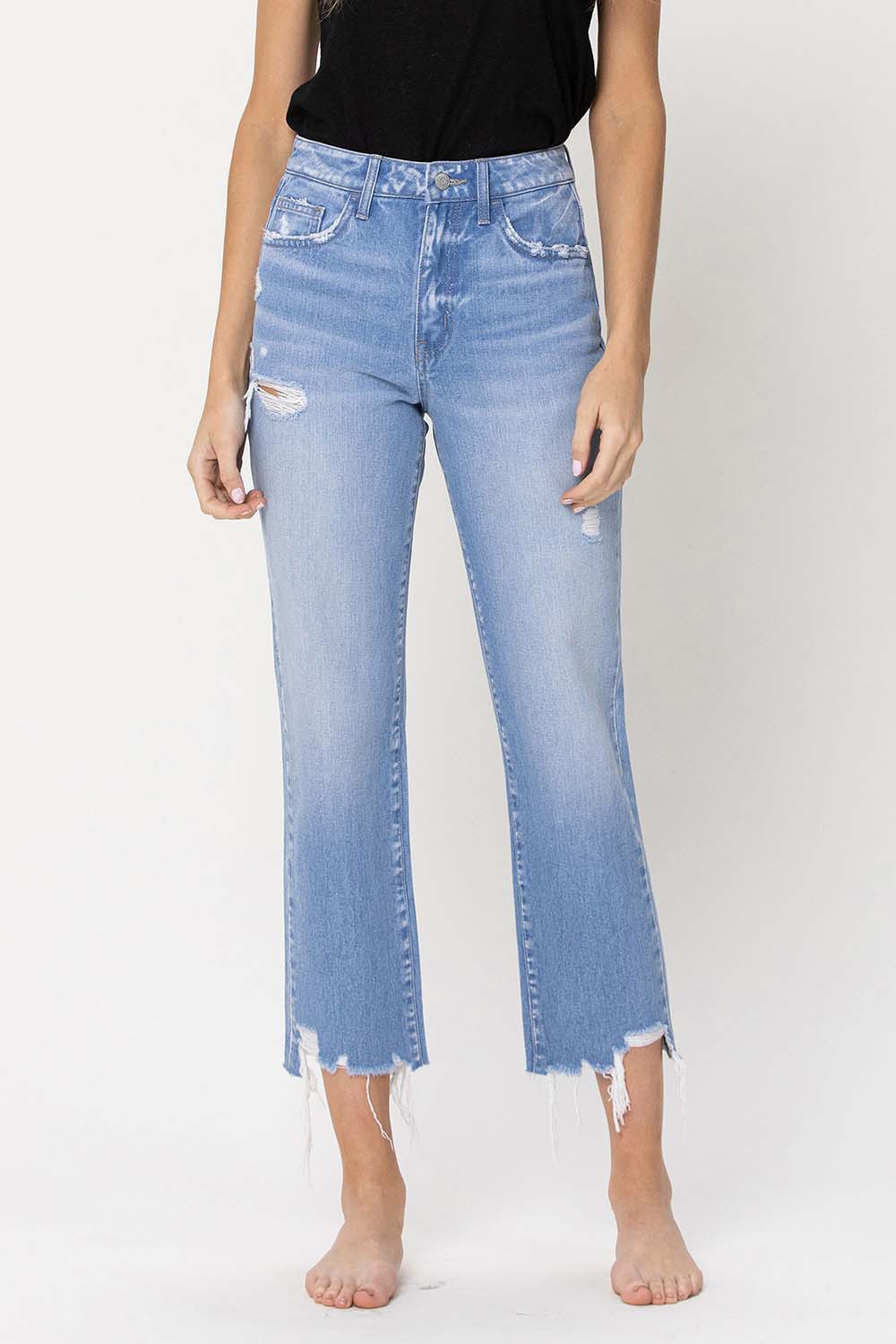 Angie Vintage High Rise Crop Jean