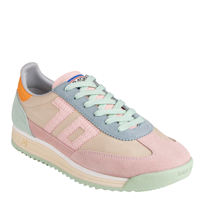 Back 70 Barkley Jogger in Multi Pink Green Sneakers