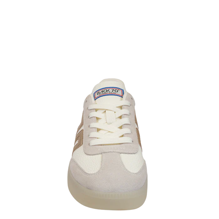 Back 70 Boston Sneaker In Metallic Gold