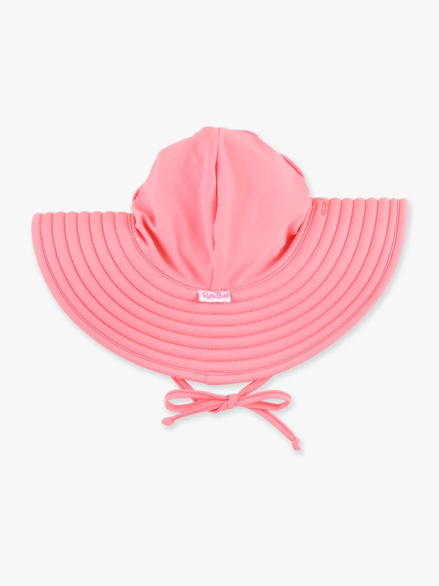RuffleButts Bubblegum Pink Swim Hat