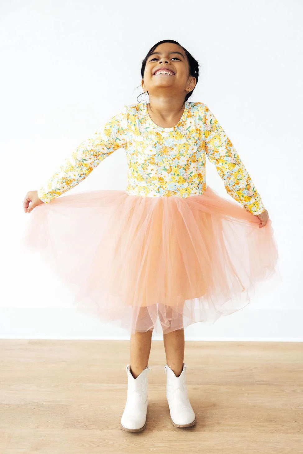 Mila & Rose Wild Paintbrushes L/S Tutu Dress