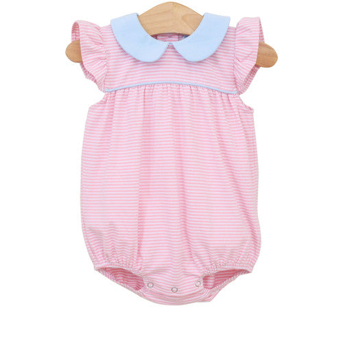 Genevieve Bubble In Light Pink & Blue/Stripe