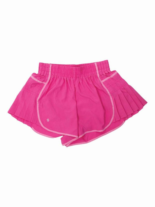 Girls Hot Pink Athletic Shorts