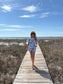 Above & Beyond Romper In Blue
