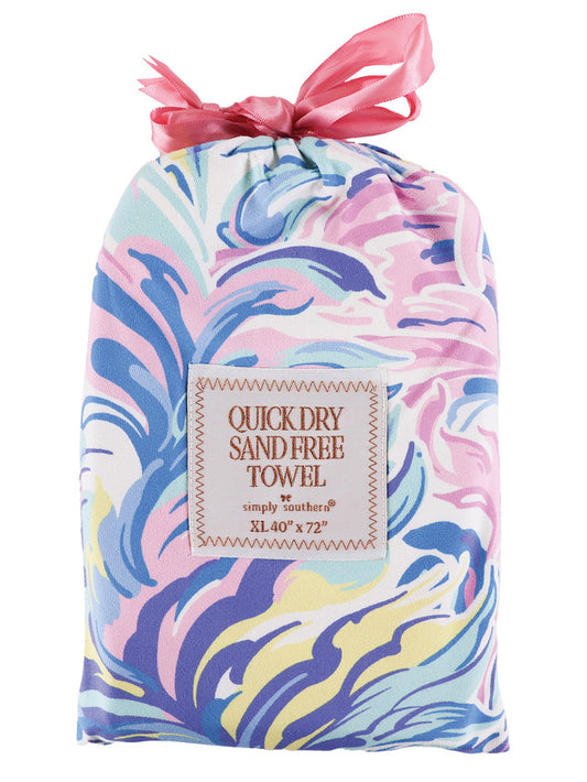 Watercolor Quick Dry Beach Towel
