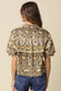 Alexis Print Puff Sleeve Blouse