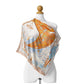 Silk Feel Square Scarf for Travel & Styling_CWASC0651