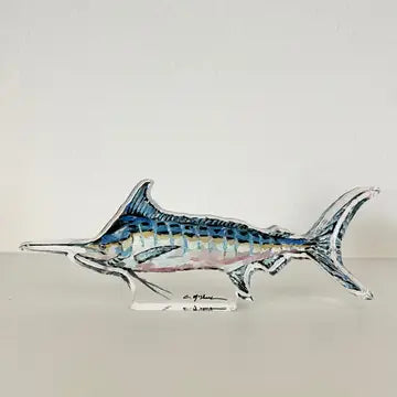 Chelsea McShane Blue Marlin Acrylic Shelfie Large