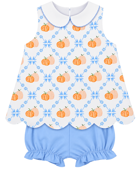 Cypress Row Pumpkin Row Charlotte Scalloped Set