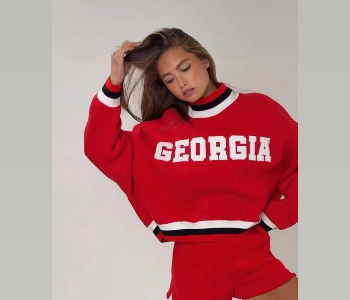 Georgia Sweatshirt Red