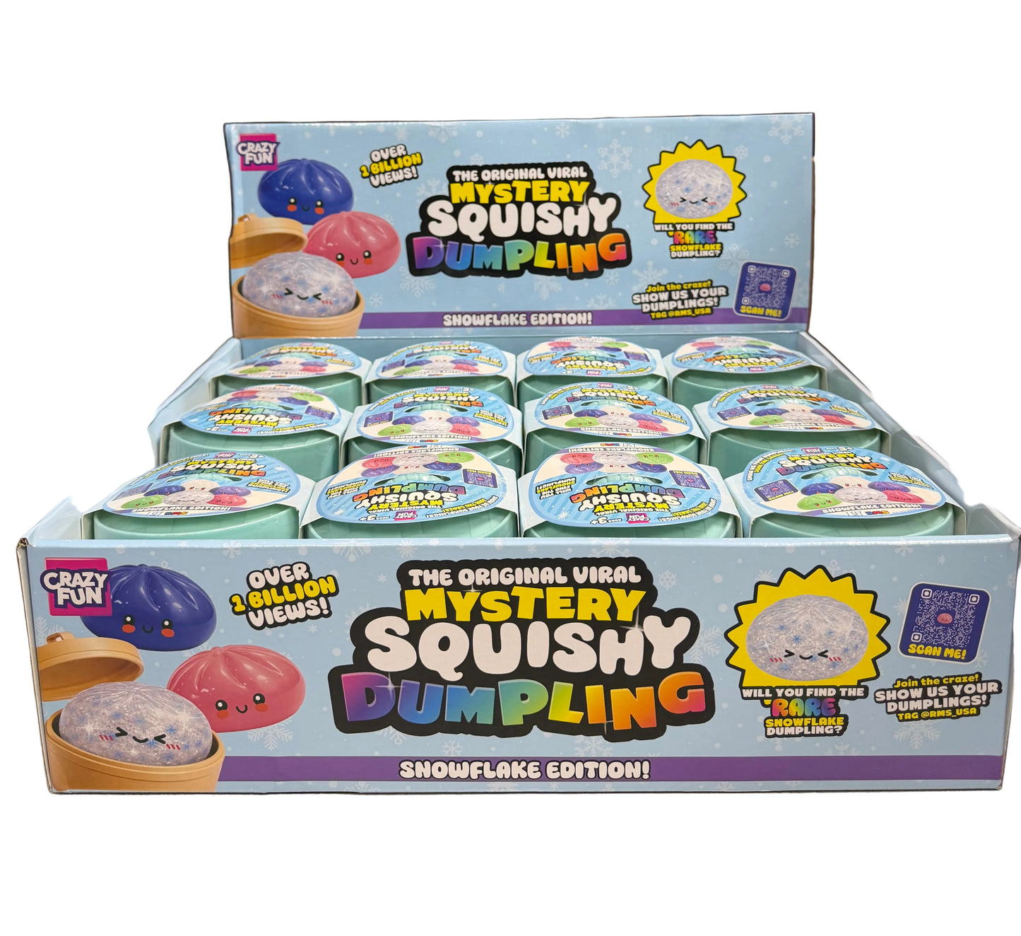RMS® Crazy Fun™ Mystery Bao Bun – Snowflake Edition
