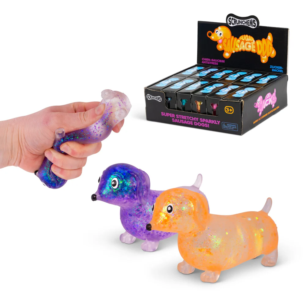 Scrunchems® Sugar Sausage Dog Squishy | Dachshund Fidget