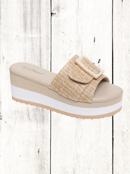 Woven Saint Platform Wedge Sandal