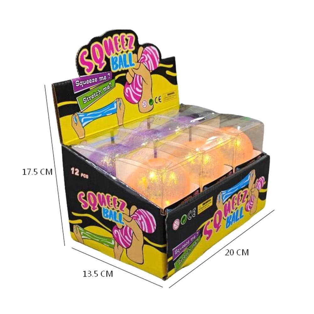 Glitter Ball Squeeze Squishy Stress Relief Toy