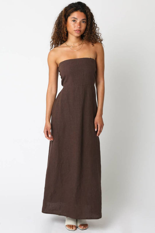 Irise Linen Maxi Dress