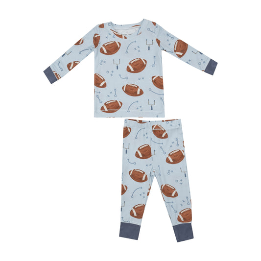 Angel Dear Blue Footballs L/S Loungewear Set