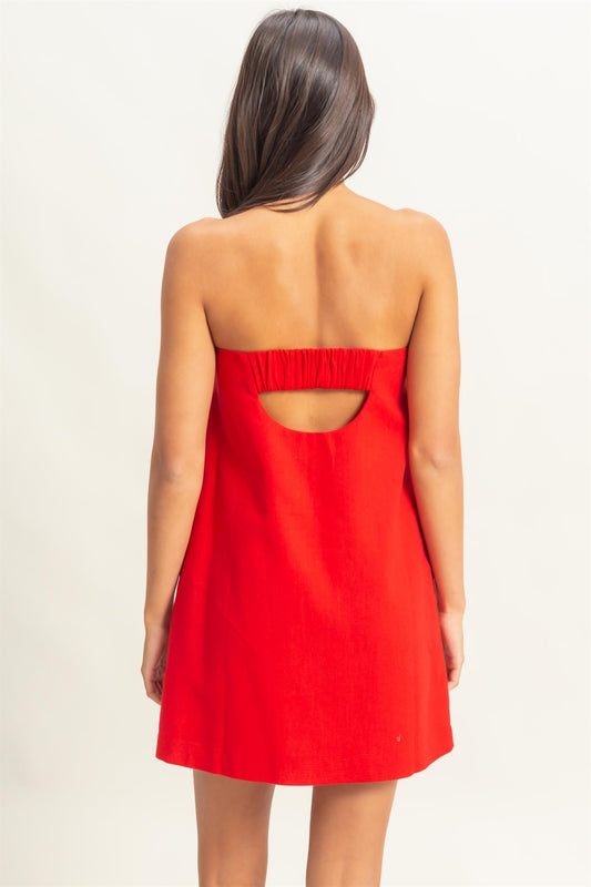 Summer Lovin' Strapless Mini Dress