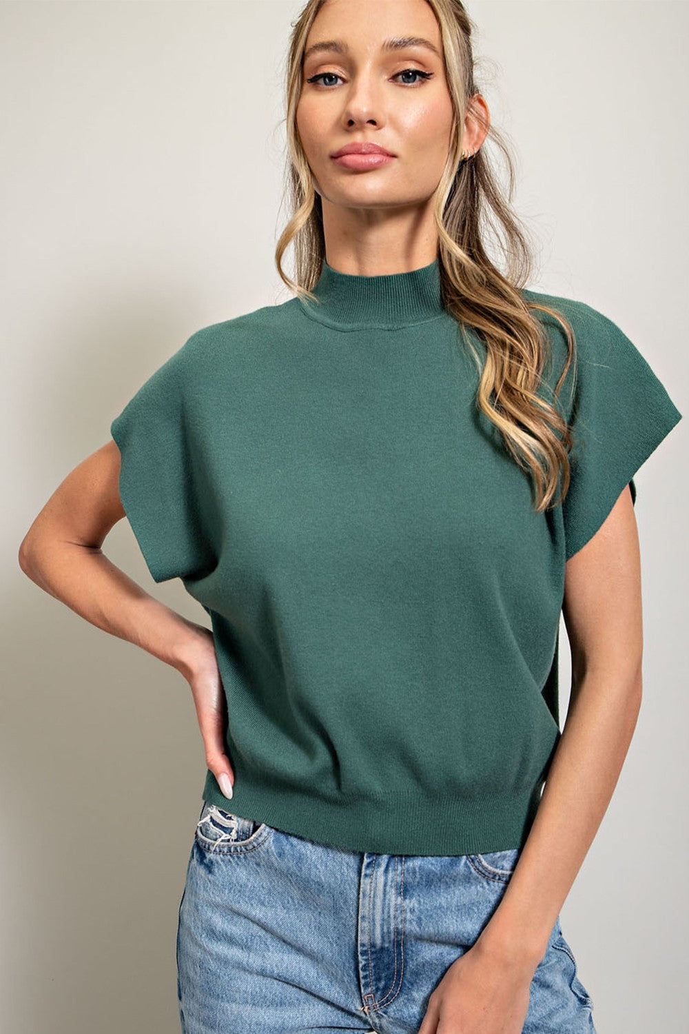 Fall in Florida Sweater in Hunter Green