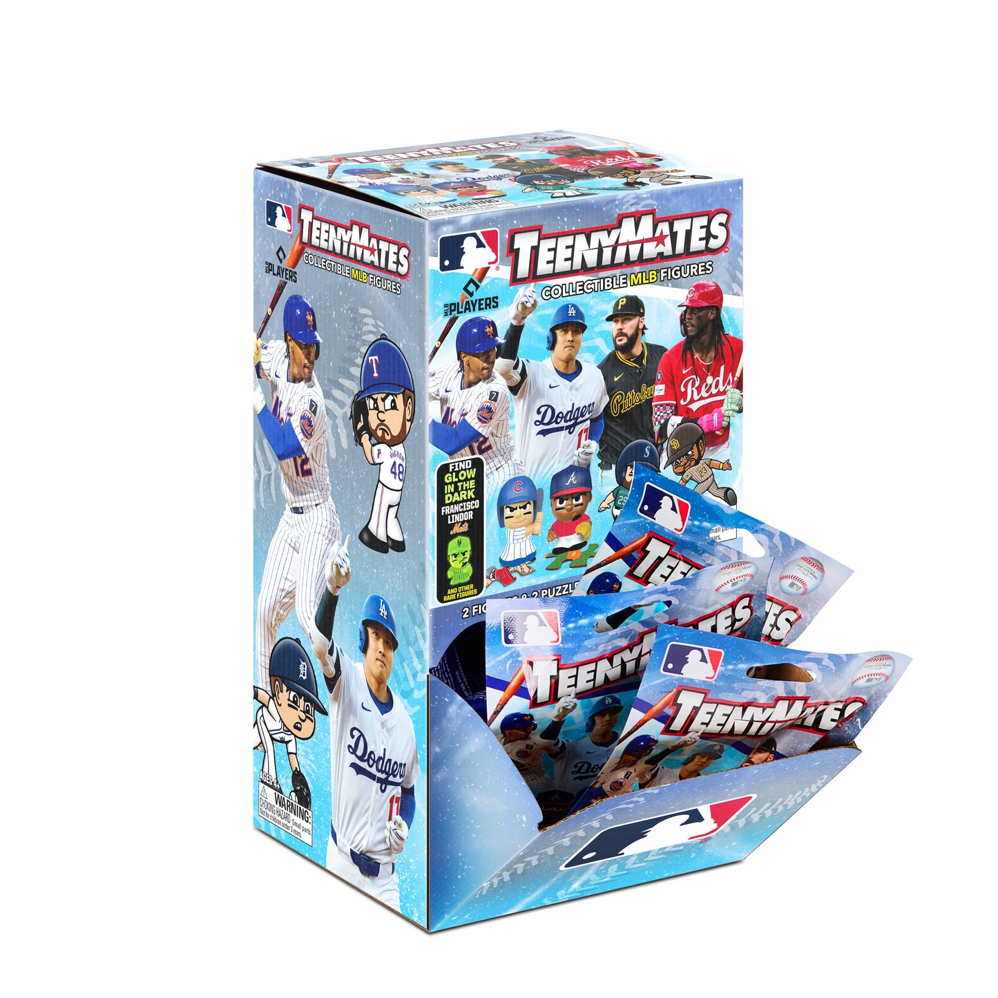 MLB Player TeenyMates Gravity Feed Display 2026