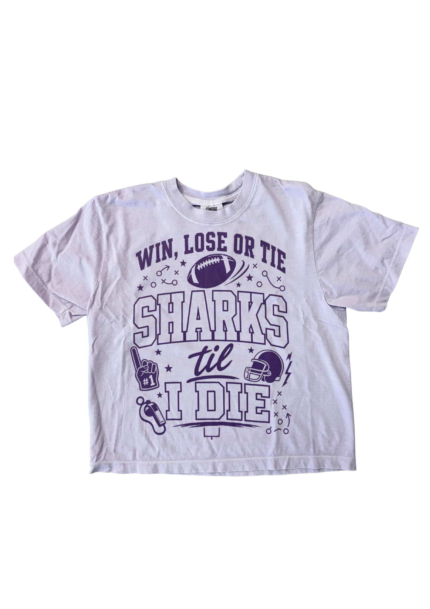 Sharks Til' I Die Football Tee