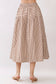 Gingham Tiered Maxi Skirt