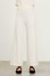 On the Go Crop Knit Pant in Cream