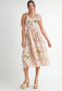 Powder Pink Floral Detail Midi