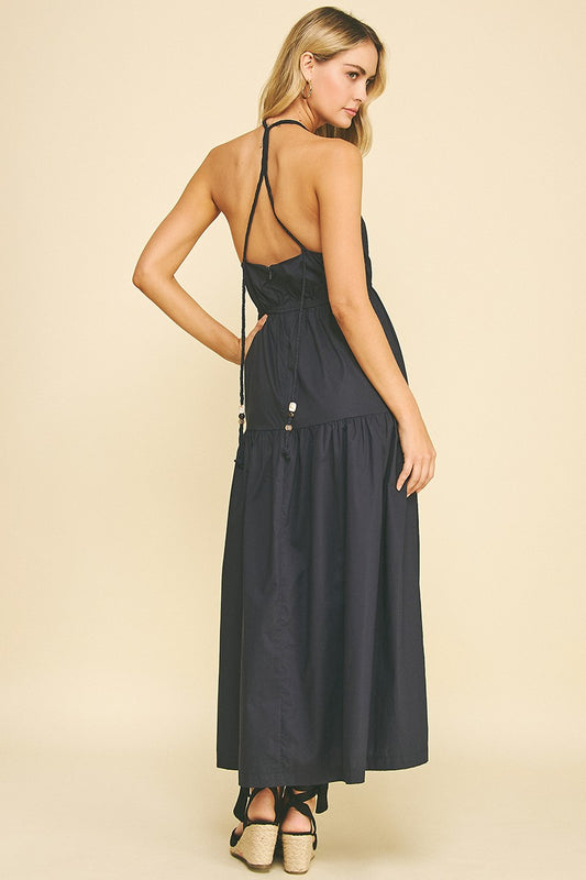 One Of These Nights Navy Maxi