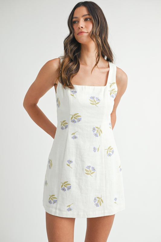 Dainty Floral Mini Dress